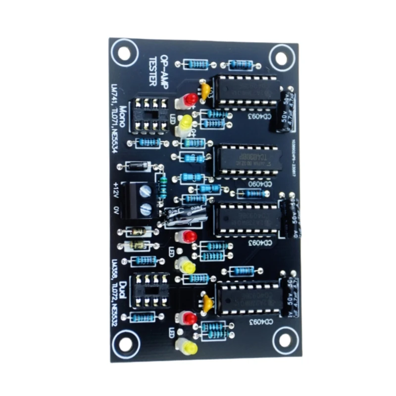 Reliable Testing Module OP AMP Modules for TL071 TL081 TL082 for Identify Low Speed Chip PCB DC12V OP AMPs Replacement Dropship