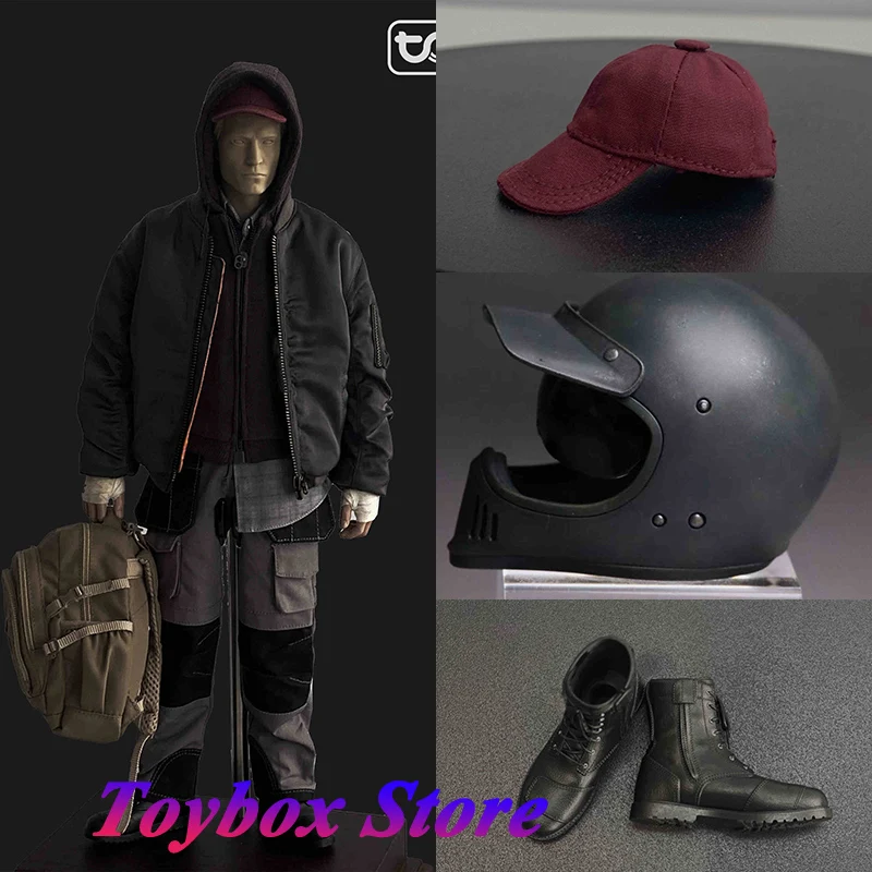 

TOPO STUDIO TP019 1/6 BATMAN2022 Pattinson Mini Helmet Cap Boots Action Figure Accessory For 12" Male Soldier Diy Decoration