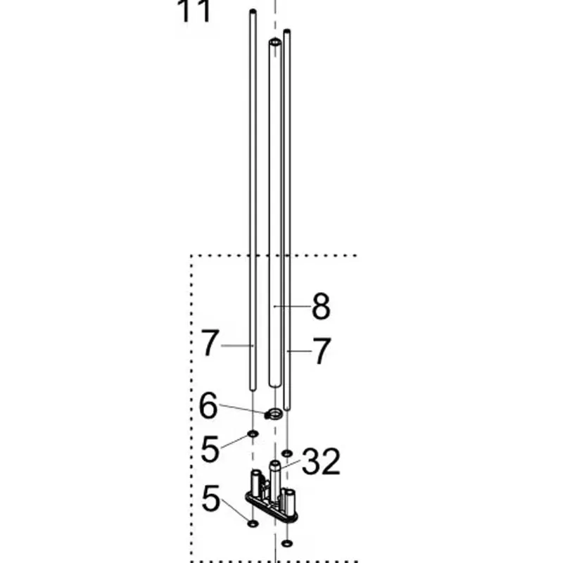 Suitable for WMF coffee machine accessories, coffee outlet pipe