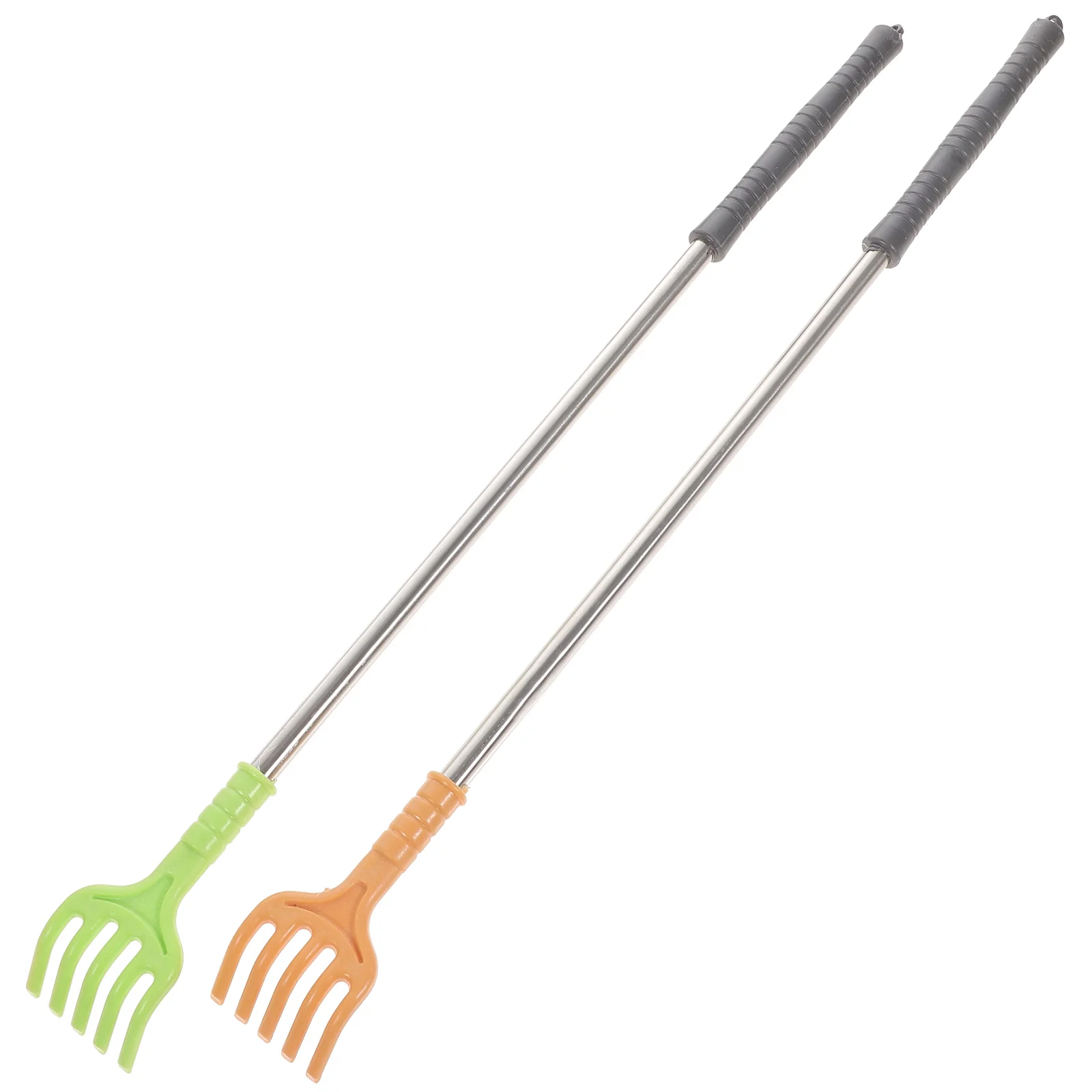 2 Pcs Body Scratcher Stainless Spatula Scalp Massager Tool Claw Back Scratchers Metal Steel Man