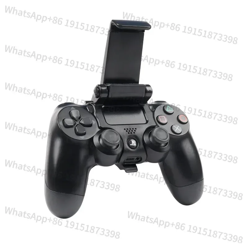 Black Adjustable Gamepad Mount Bracket For PS4 SLIM PRO Joystick Foldable Mobile Phone Stand Clip For PS4 Controller Grip Holder