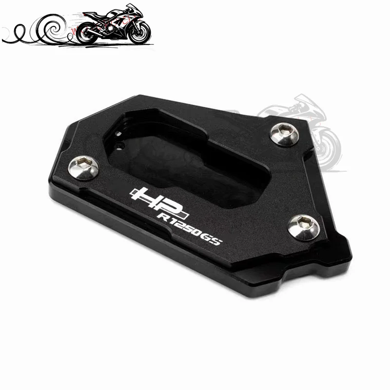 دراجة نارية مسنده القدم الجانب تمديد وسادة دعم لوحة تكبير حامل صالح لسيارات BMW R1250GS رالي HP R1250 GS 2018-2021 #5