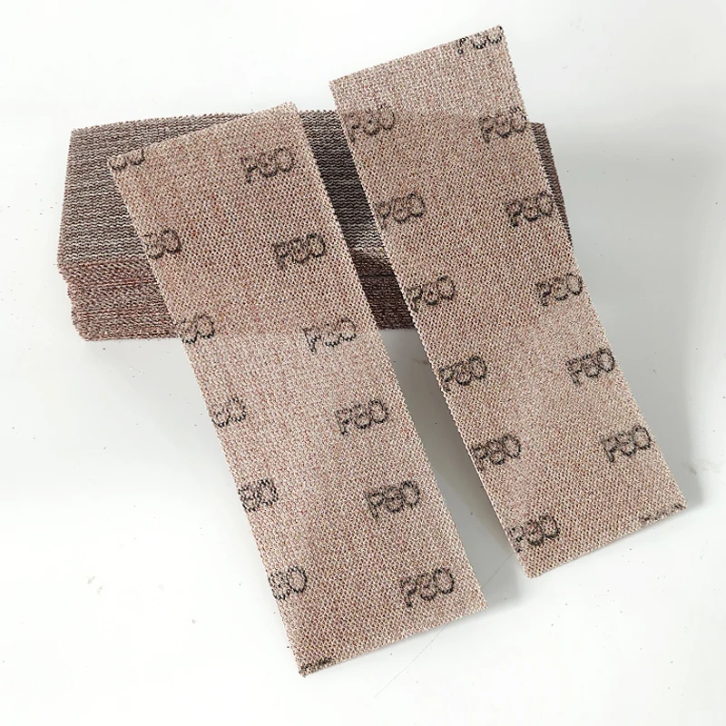 ATPRO 70*198 Chữ Nhật Bám Bụi Lưng Nhung Lưới Giấy Nhám Thích Hợp Cho MIRKA Nylon Vải Khô Cho đánh Bóng Xe