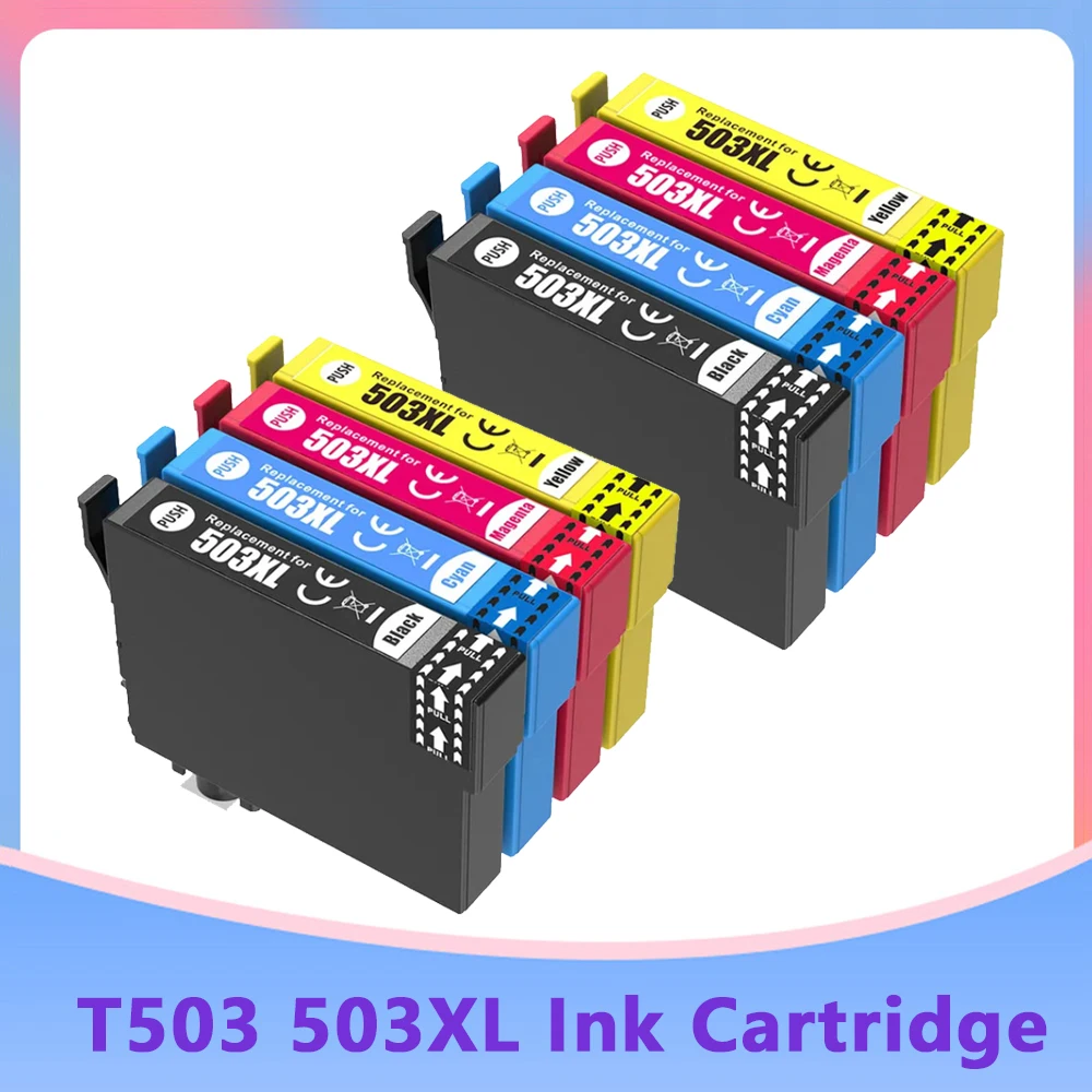 For Epson 503 503XL T503XL 503 XL Ink Cartridges for Epson XP-5200 5205 2960 2965DWF WorkForce WF-2960 Expression Home XP-5200