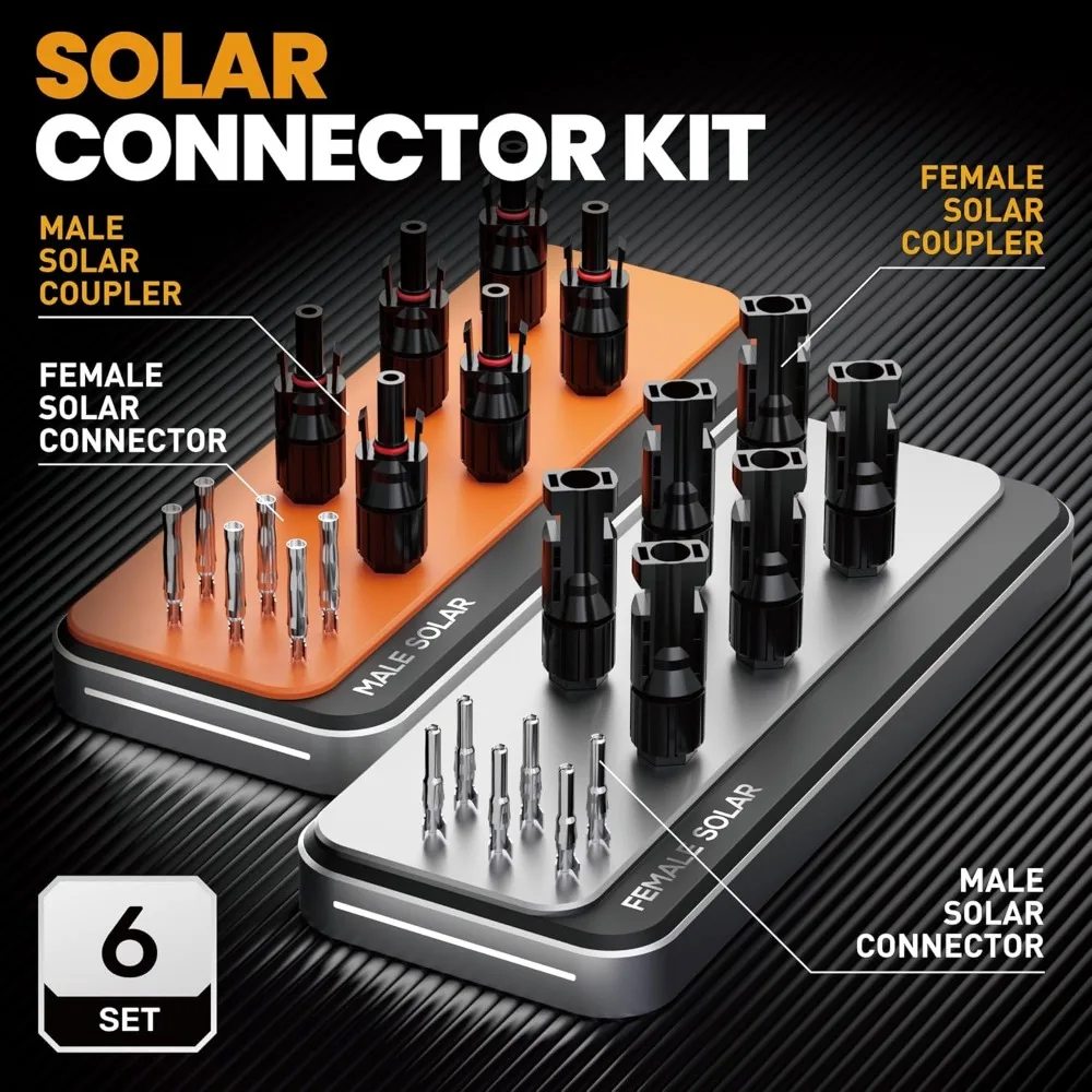 ชุดเครื่องมือย้ำขั้วต่อพลังงานแสงอาทิตย์พร้อมเครื่องย้ำ, เครื่องปอก, เครื่องตัด และประแจสำหรับสายเคเบิลแผง