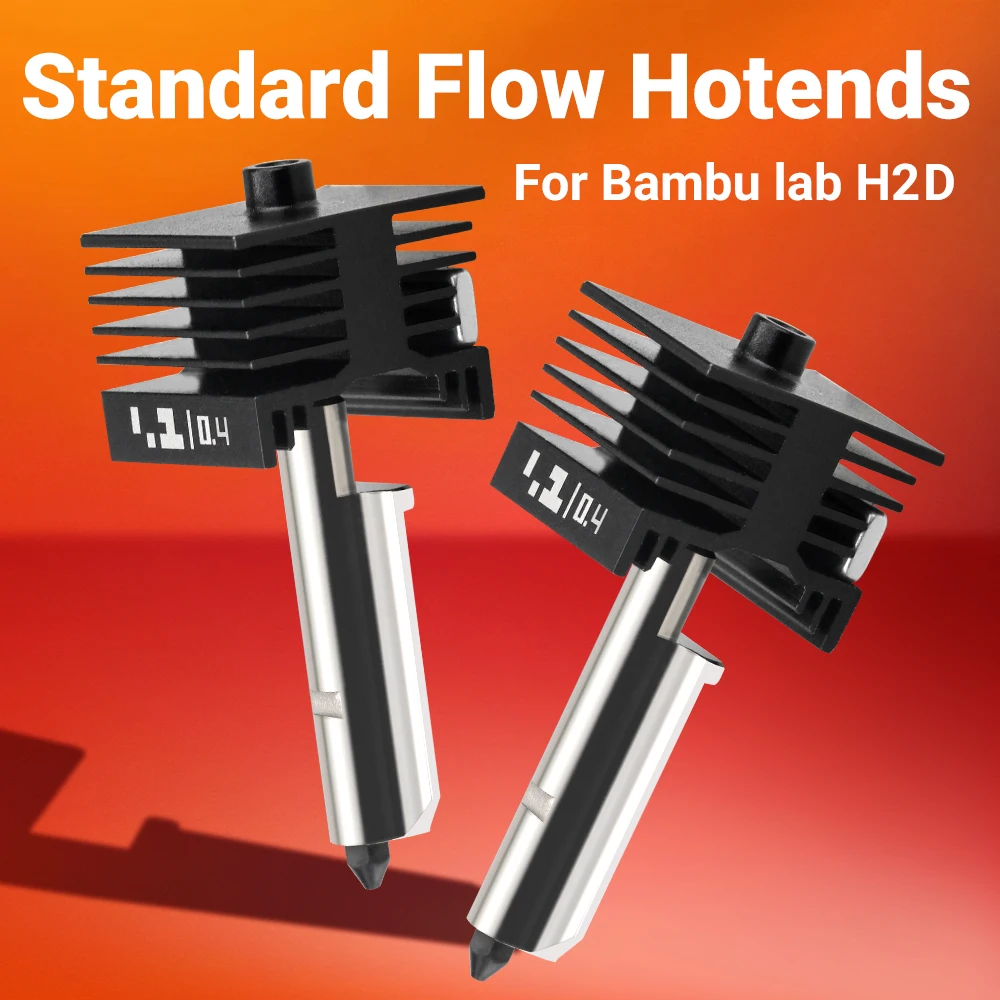 

H2d Hotend Standard flow For Bmabu lab H2D Hotend H2d Bambulab Hardened Steel High Quality Hotend For H2d A1/A1mi 3D Pinter Part