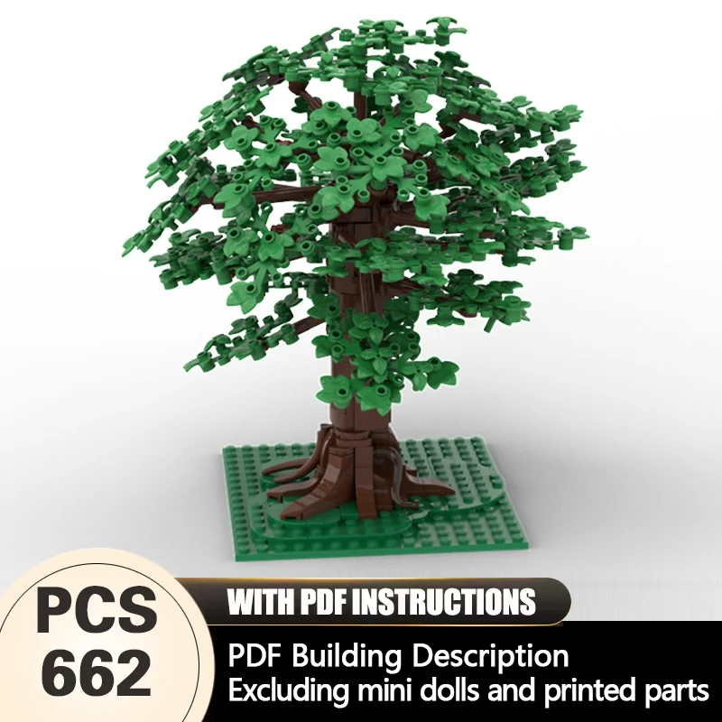 

Creators Plant Series Model MOC Building Bricks Large Green Tree Modular Technology Gifts Holiday Assemble Children Toys Suit