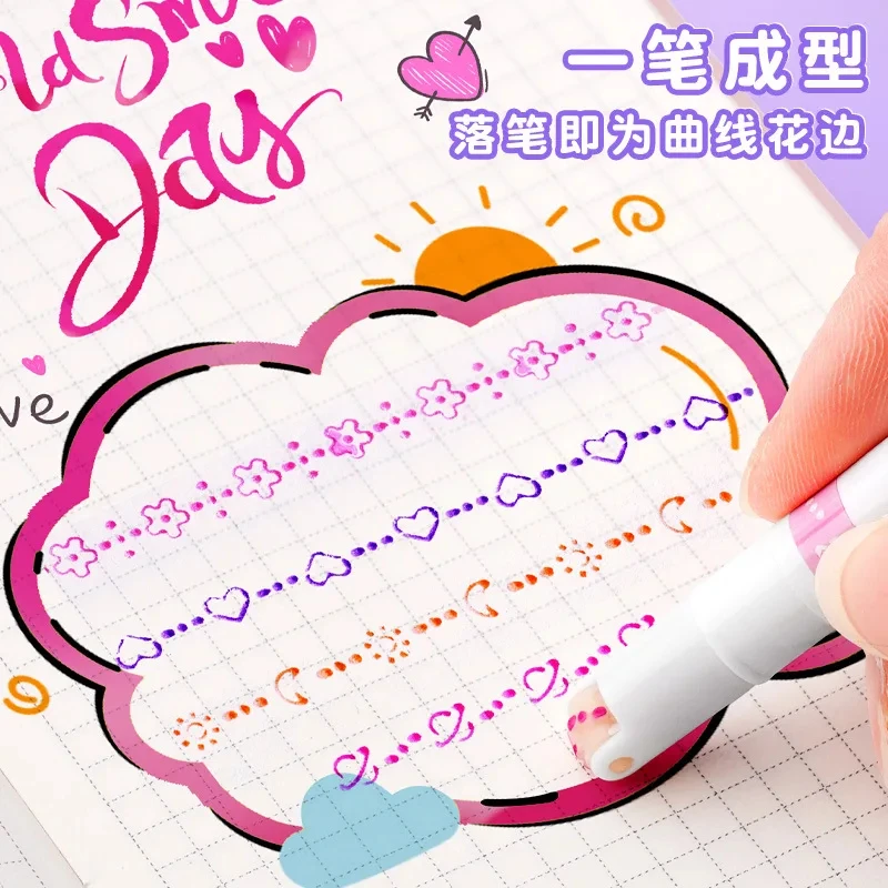 6/12/18/24Pcs Flower Pattern H - Highlighter Set Pastel review and price