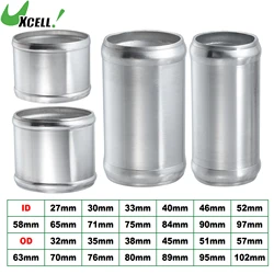 UXCELL 27mm-97mm ID 32mm-102mm OD Car Adapter Joiner Pipe Universal 76mm Length Connector Tubing Adapter Aluminum Alloy