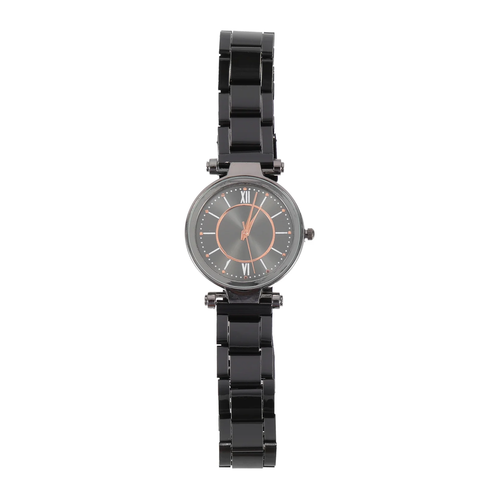 Quartzo meninas moda relógio durável pulseira de aço resistente a riscos elegante simples leve relógio de pulso feminino presente