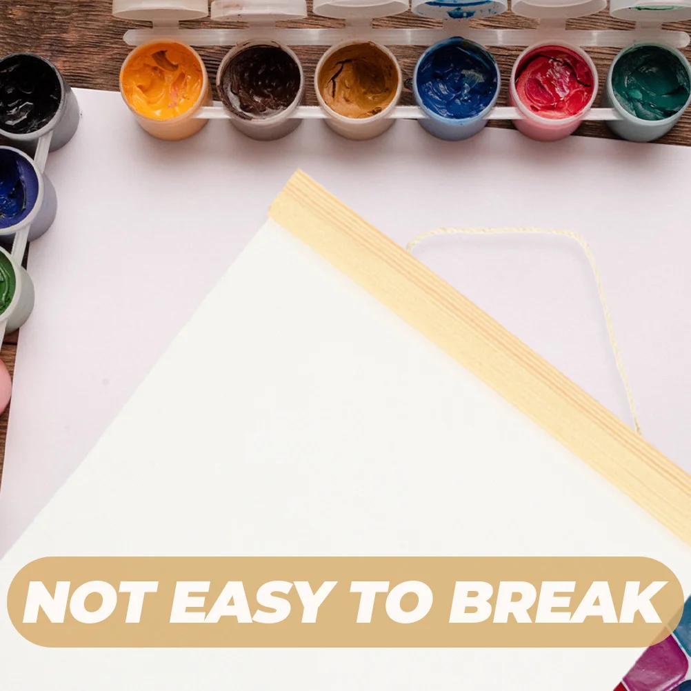 لوحة زيتية من القماش بإطار خشبي من القطن الخالص، قماش فارغ للرسم الداخلي الفني، مستلزمات الرسم والمكتب المنزلي