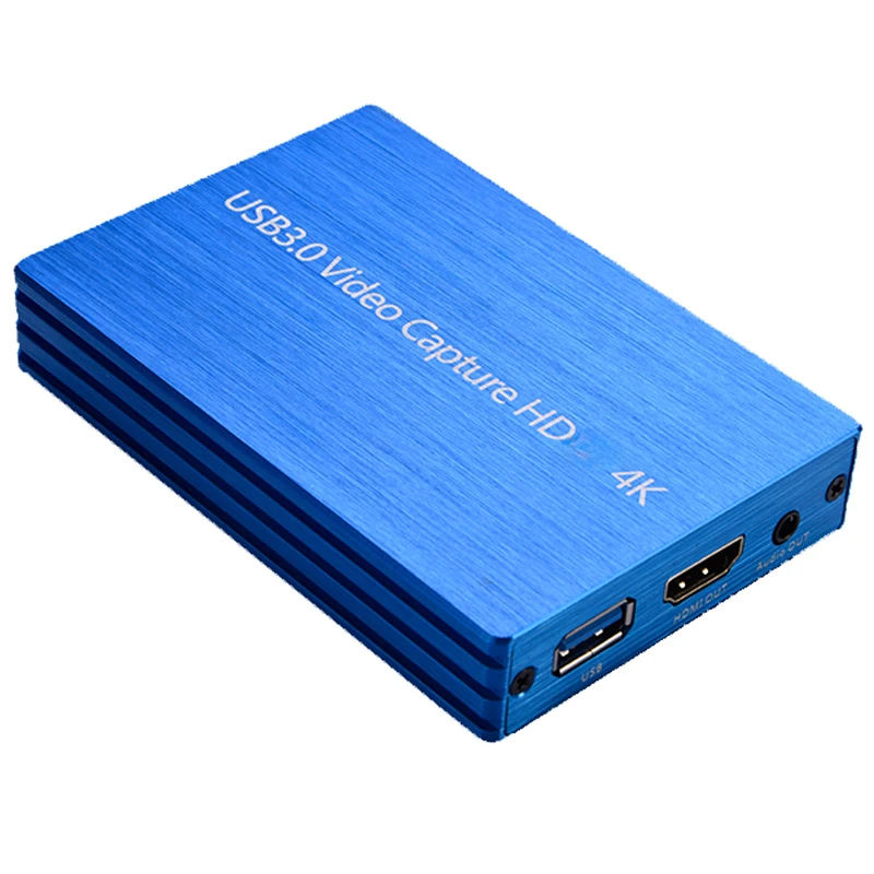 4K@60Hz HD USB3.0 HD Video Capture 1080P HD to USB Video Capture Card Dongle For OBS Capturing Game Game Capture Card Live