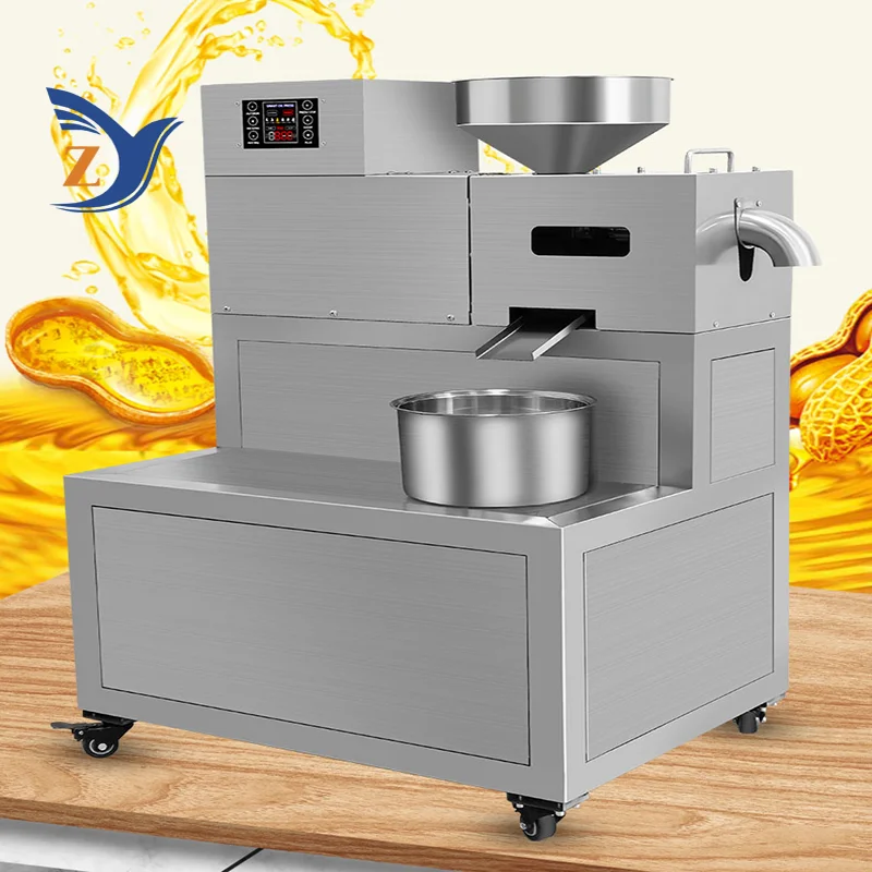 Oil Press Machine P20 Rapeseed Sesame Peanut Equipment Medium Commercial Selling Edible Sunflower Seed Tea Seed Extraction