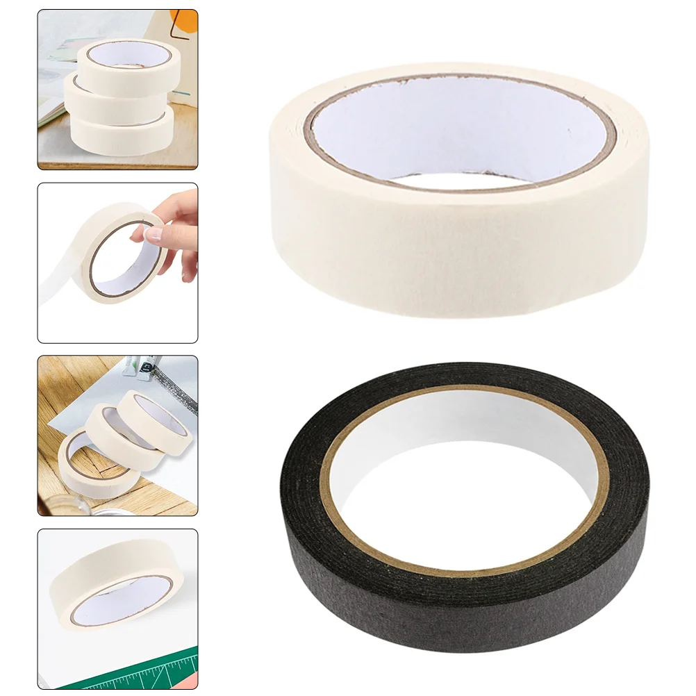 2 Pcs Painters Tape Colored DIY Masking Tapes Multifunctional for Painting Adhesive Writable