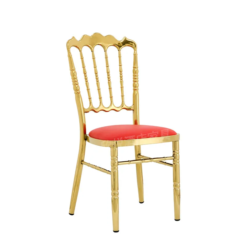 

Replica Design 4pcs Chairs Furniture Wedding Chair Wholesale Hallway Folding Living Room Gold Church Armchairs Sillon Trono