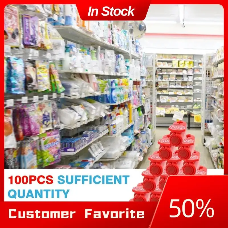 AT03 Top 100 Uds 6Mm dispositivo de bloqueo antirrobo tienda minorista supermercado Peg gancho parada bloqueo Pegboard pantalla de seguridad gancho bloqueo