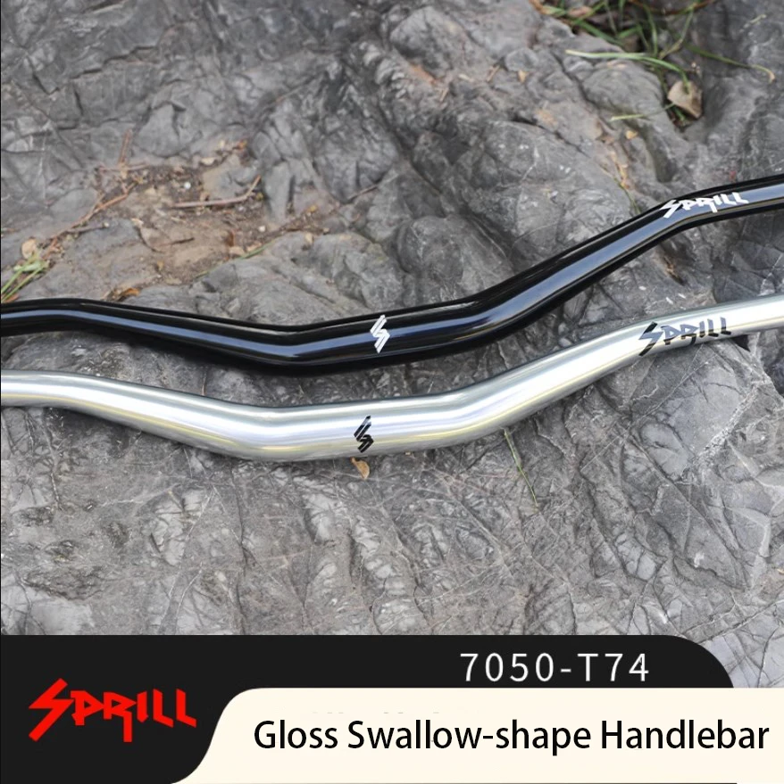 PASS QUEST Sprill High-end Swallow-shaped Handlebar Diameter 31.8/35mm AM DH Mountain Bike Handlebar MTB Handlebars