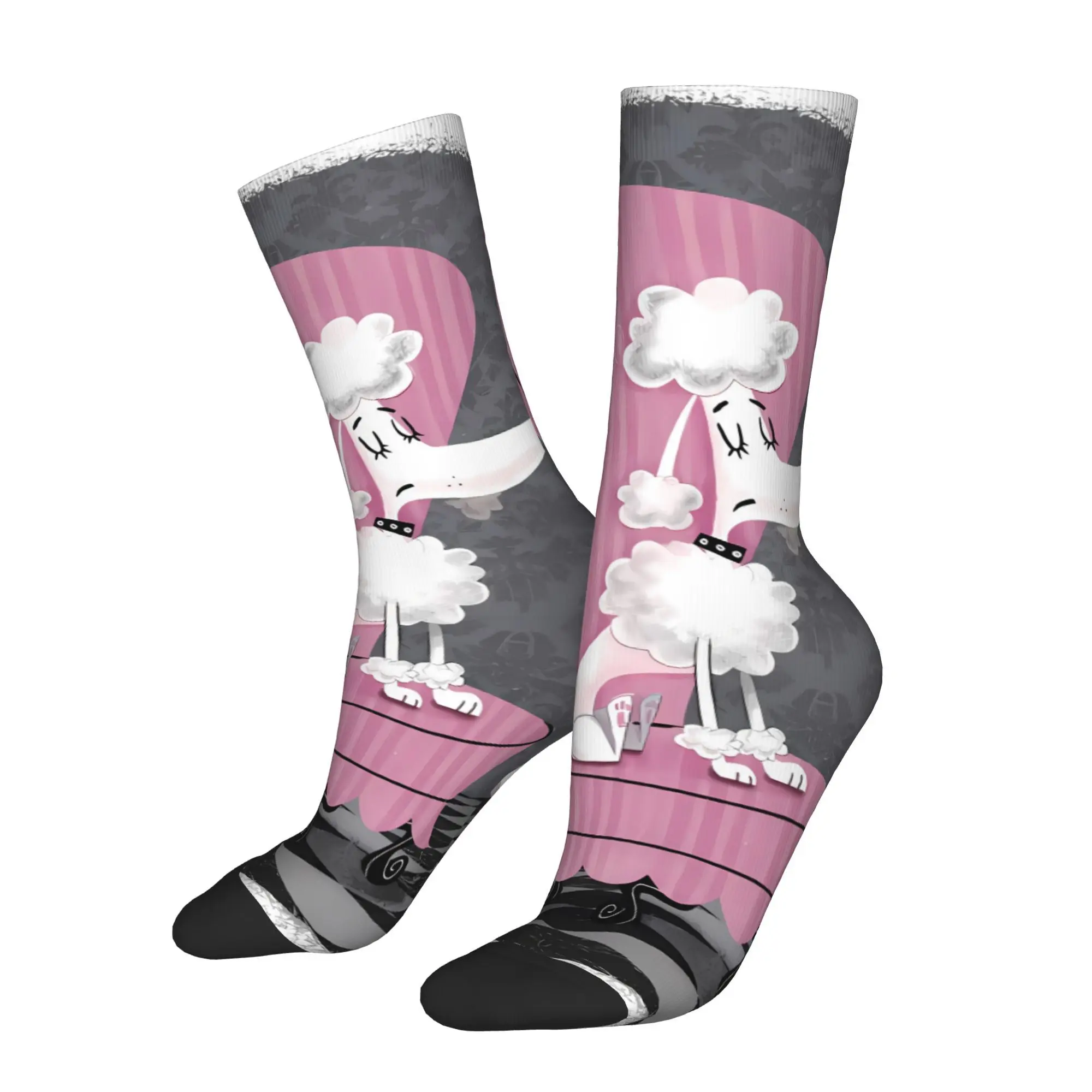 

Dog illustration Dog Socks Male Mens Women Spring Stockings Polyester