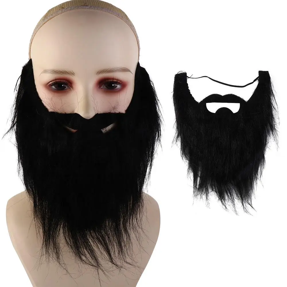 

Artificial Beard Realistic Fake Beard Fake Beard Mustache Halloween Fake Mustache DIY Simulated Party Props
