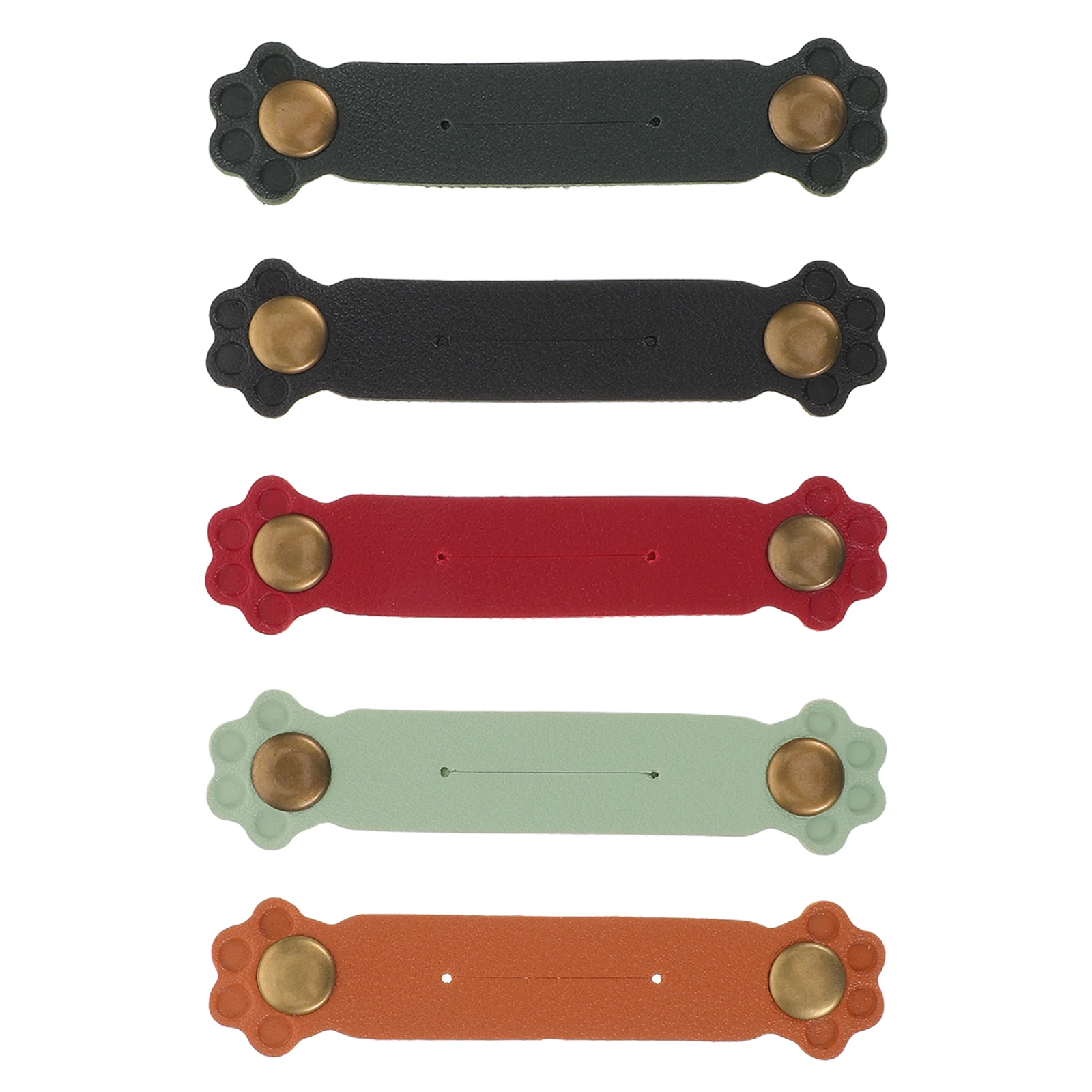

5 Pcs Cord Ties for Electronics Car Storage Cable Straps Box Earbud Plug Organizer Holder Cute Travel
