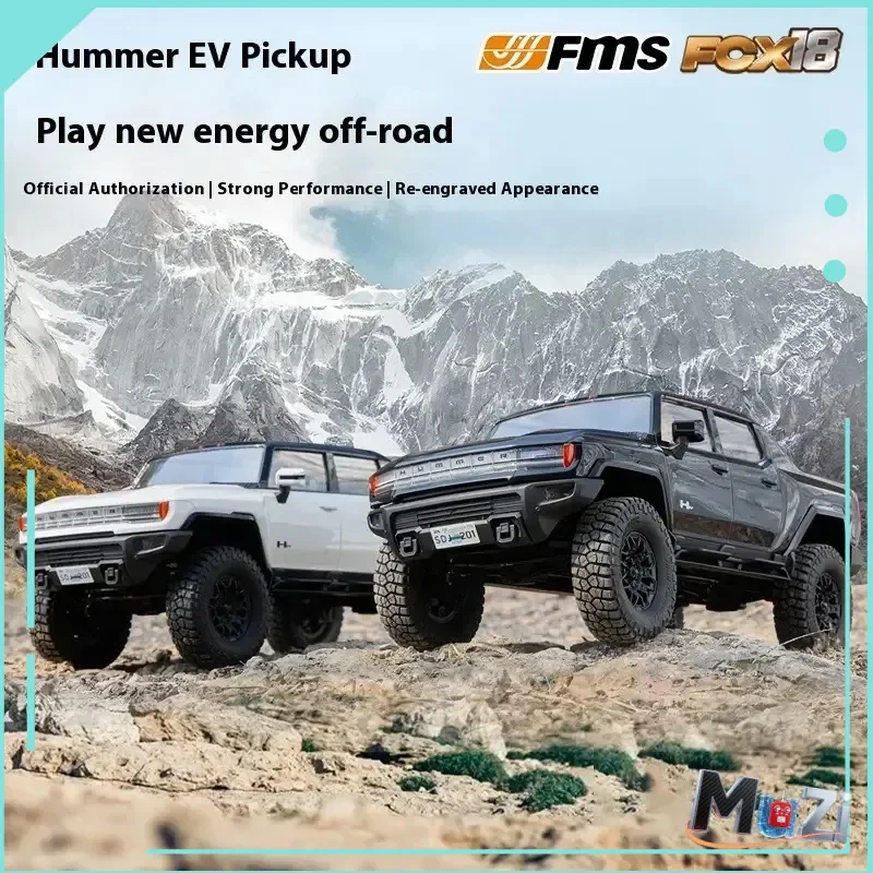 FMS FCX18 1:18 RC Auto Auto Hummer Pickup 2,4G Elektrische Off-road Fernbedienung Auto Modell Simulation Klettern Auto junge Spielzeug Geschenk RTR
