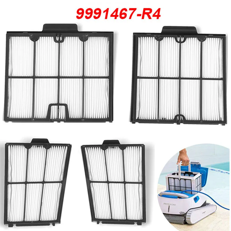 

9991467-R4 Ultra Fine Filter Panels Fit for Dolphin Pool Cleaners Active 20,30, Explorer E30, M600, Proteus DX4, S300i, S200