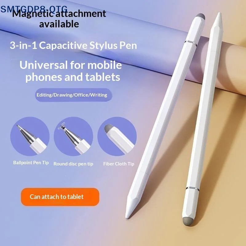 NEW 3 In 1 Universal Stylus Pen Magnetic Adsorption High Precision Touch Screen Pencil For Phone Tablet Drawing Writing Game