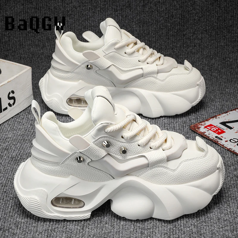 

Designer New Men Shoes Spring Autumn Comfortable Men's Thick Platform Sneakers Fashion Casual Shoes Sports Trainers Tenis