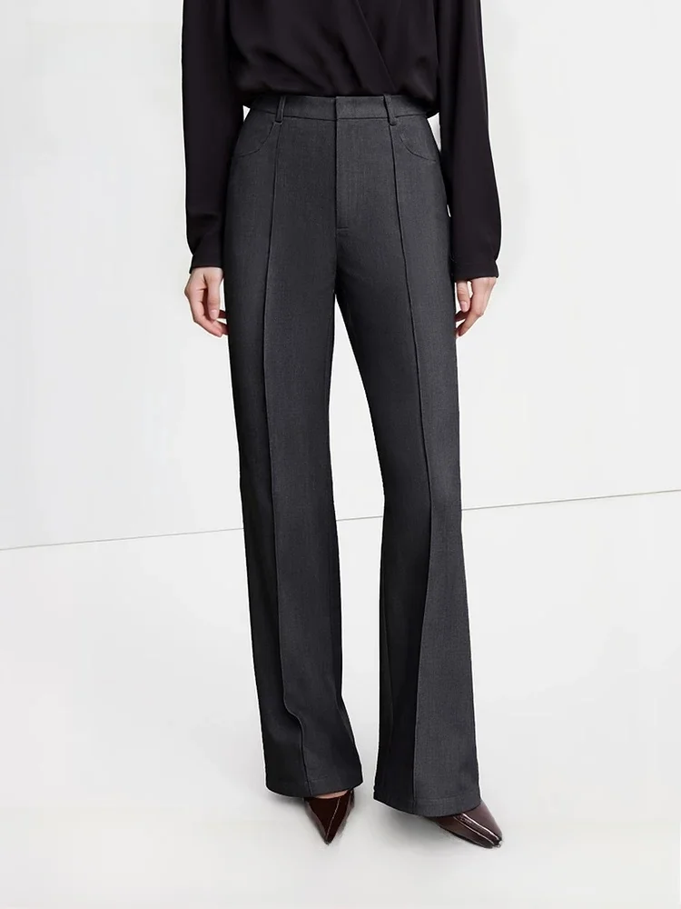 

Bla повседневные расклешенные брюки женские для поездок на работу Sle ey System Tooti брюки весеннее новое поступление i брендовые повседневные длинные брюки