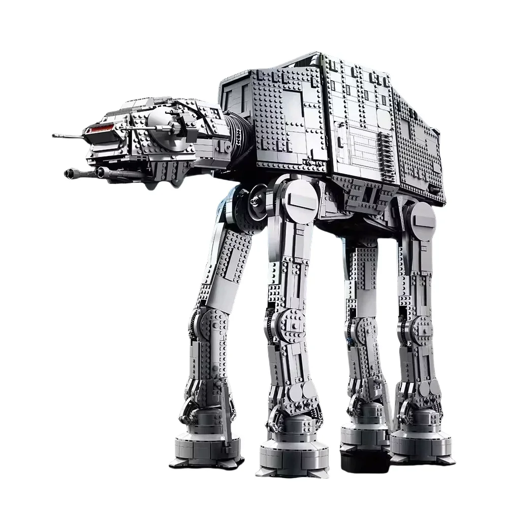 

6785 деталей: Конструктор «Звездные войны: Империя» – большой AT-AT 75313, моторизованный штурмовой шагоход солдат-снеговик, модель для сборки, рождественский подарок