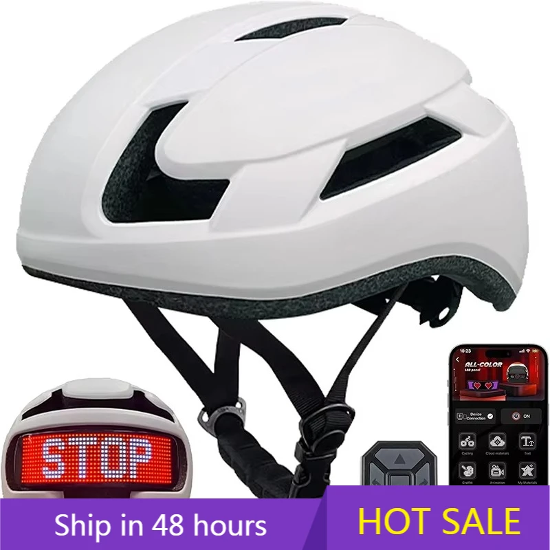 

POWER LEAP Electric Bike Bicycle Scooter Helmet With Led Light for Adult