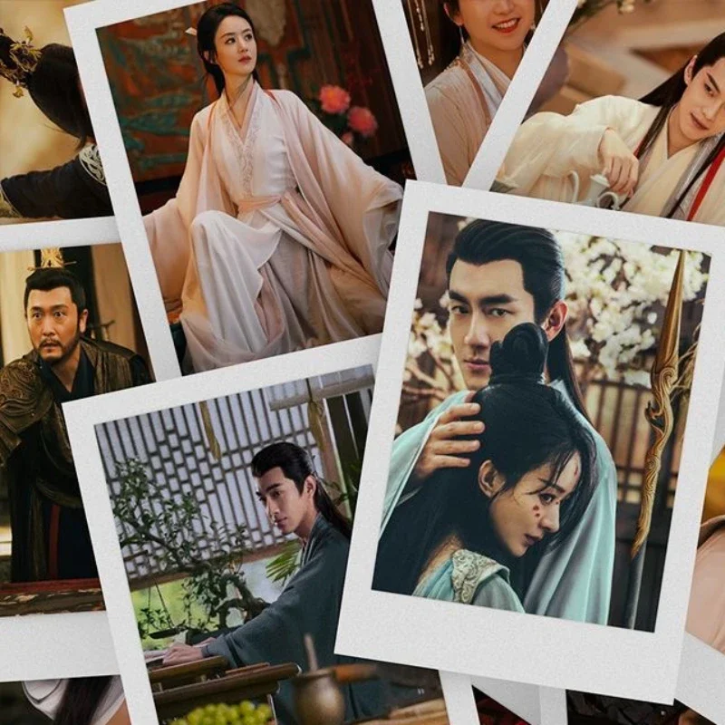 

30/50 шт. No Repeat Zhao Liying Lin Gengxin Lomo Card Pai Li De TV The Legend of ShenLi Drama Stills Pictures 3-дюймовые маленькие карты