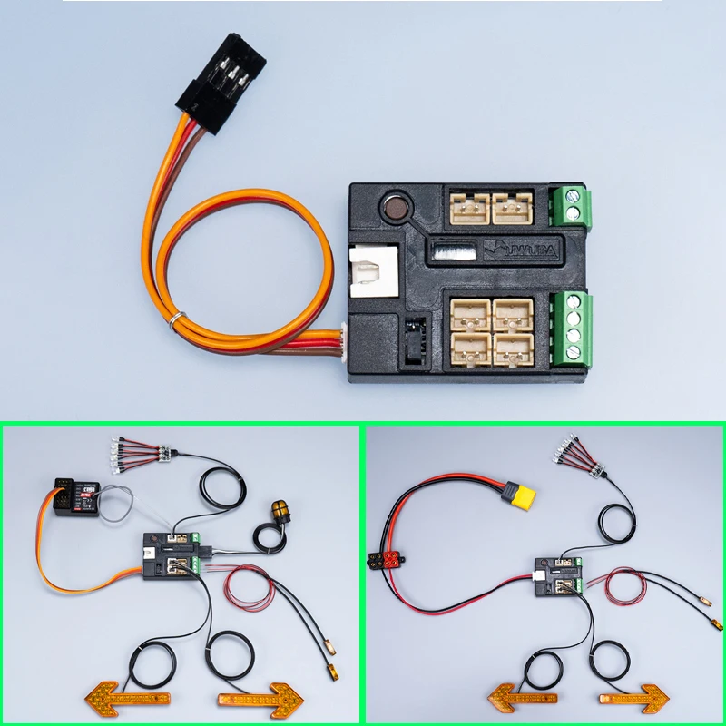 

1 Set Light Control Host Strobe Module LED Driver for 1/14 Tamiya RC Truck Car Strobe Light Indicator Light