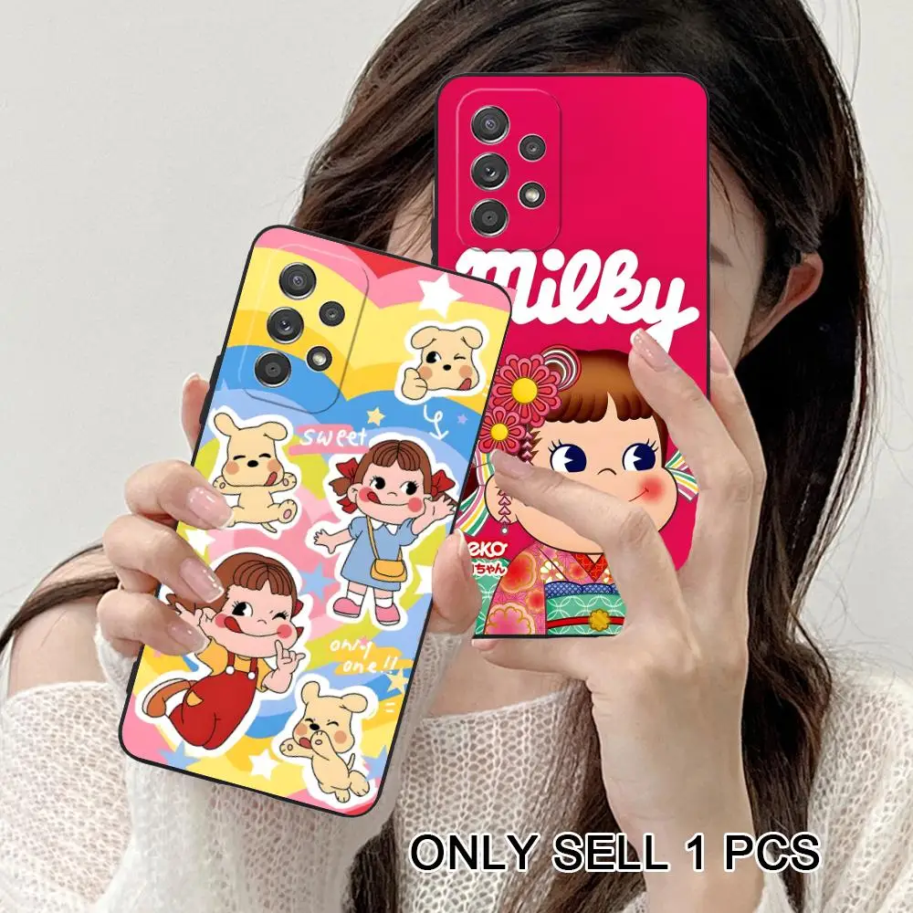 Milky Candy Phone Case for Samsung Galaxy A57 56 55 54 53 52 51 37 36 35 34 33 32 31 5G Soft TPU Shockproof Cover