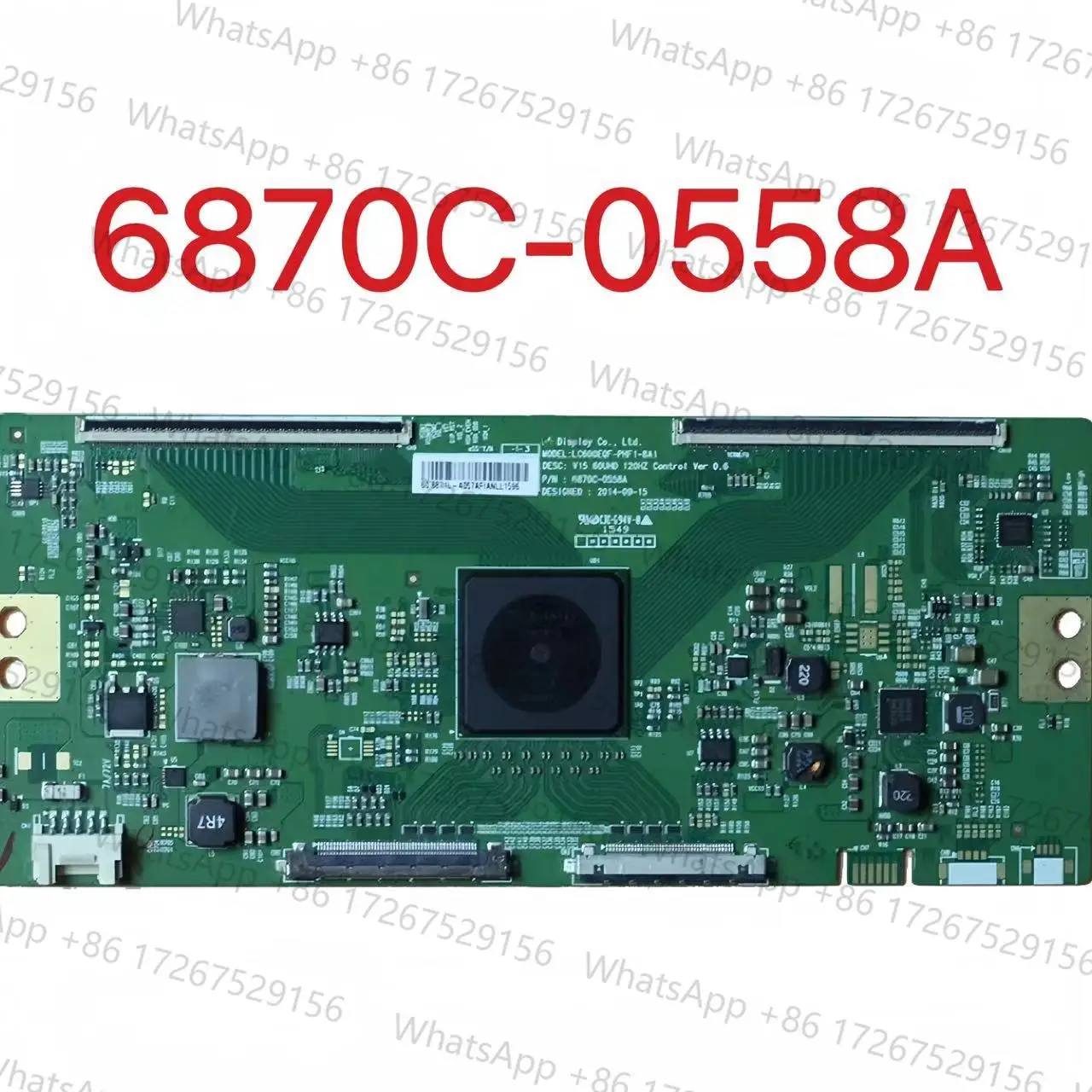 6870C-0558A TCON Board LC600EQF-PHF 1-8A1 60 Inch Board Original Logic Board V15 60UHD 120HZ Control Ver 0.6 6870C 0558A T CON