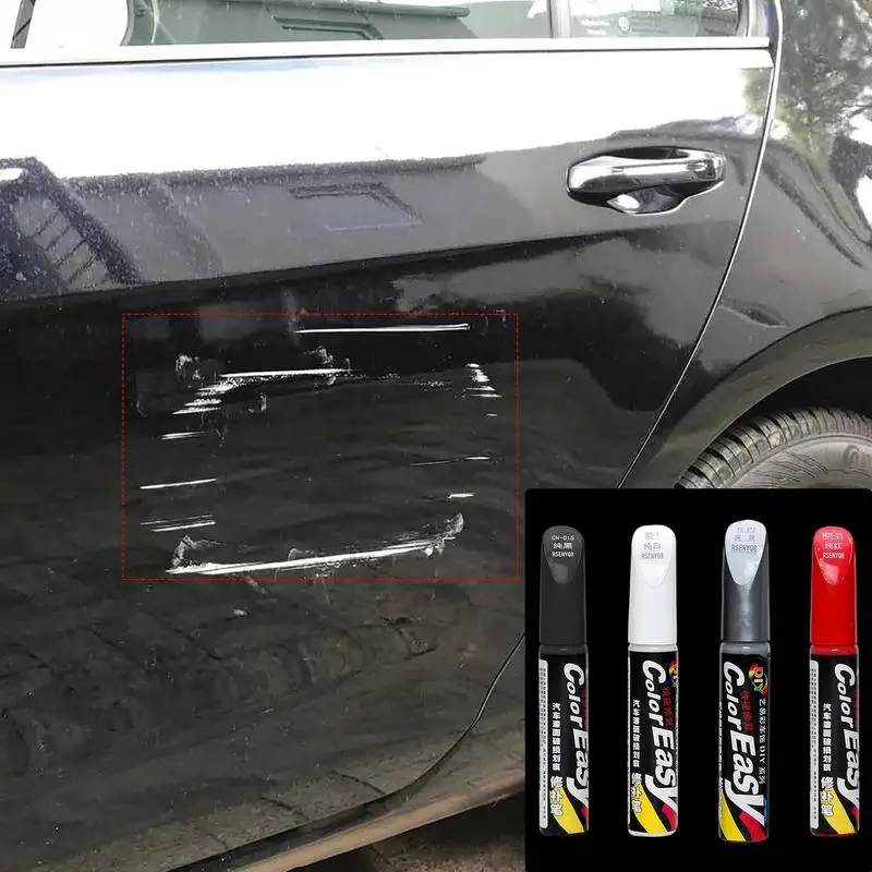 White Black Car Scratch Repair Pen Professional Auto Touch Up Paint Pen For Car Styling Scratch Fill Remover Vehicle Paint Care