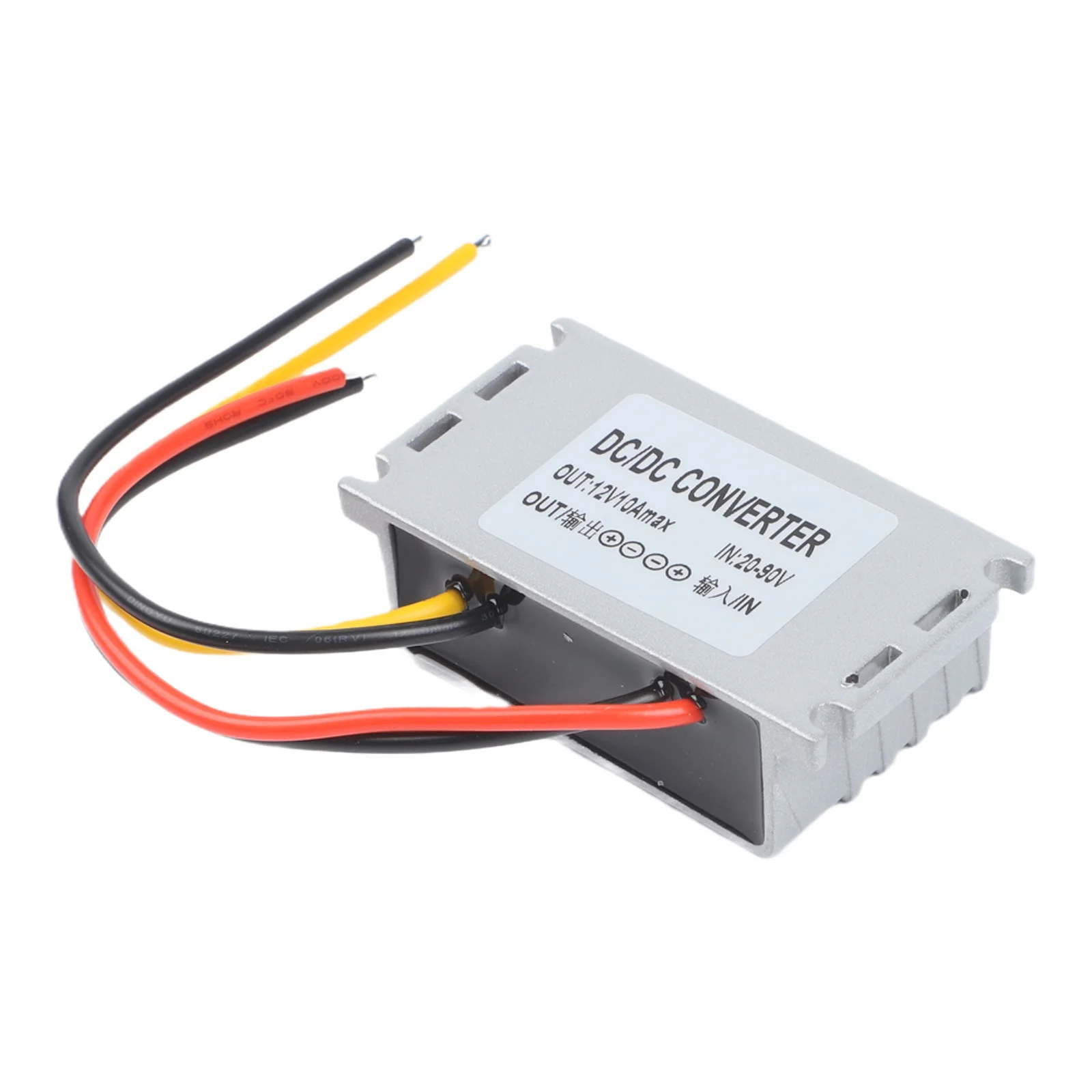 70*40*24mm DC-DC Converter 12V 10A Power Converter 10A Power Supply Aluminum Shell Conversion Efficiency 96 IP68 Waterproof