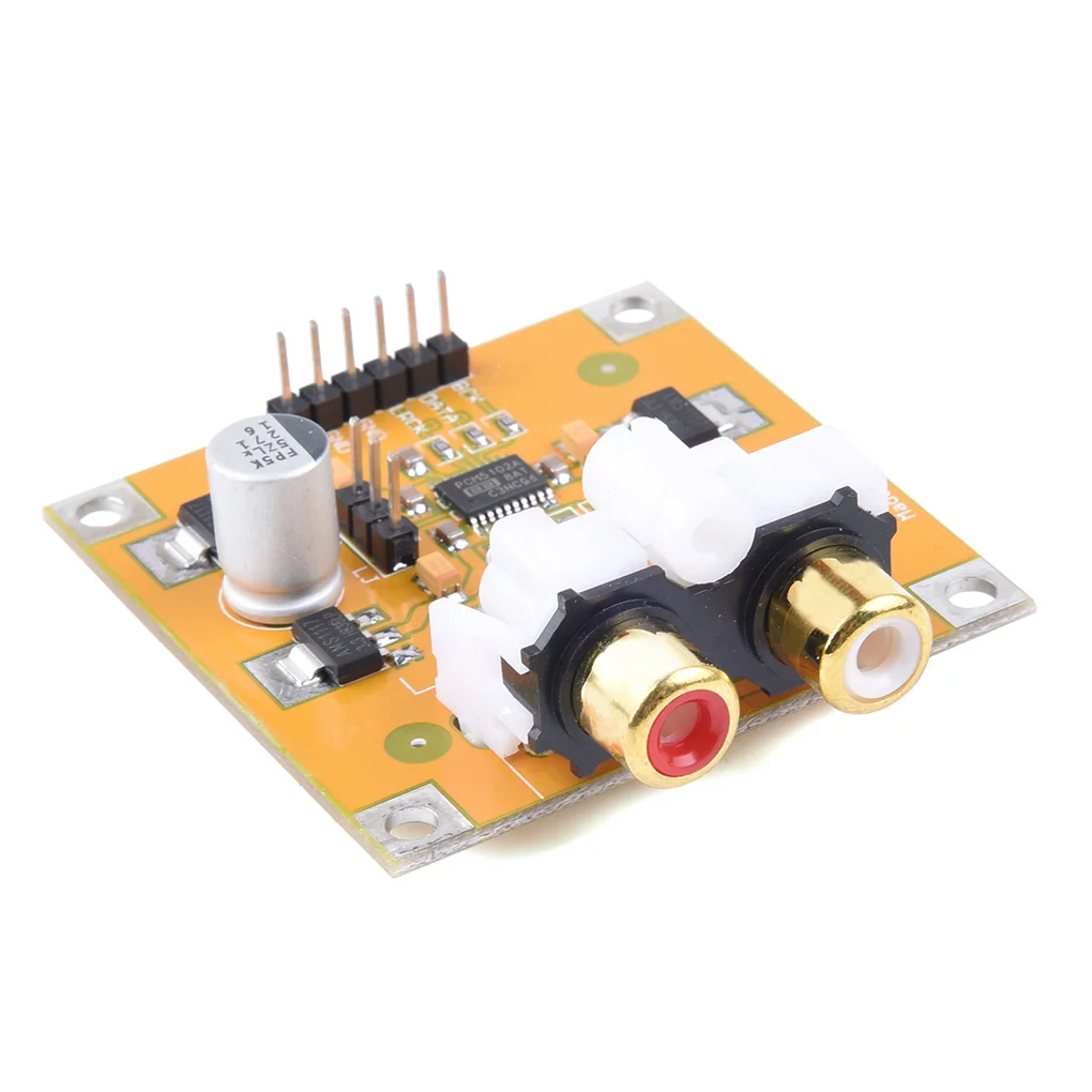 PCM5102 DAC Decoder Board I2S Player I2S/Left Input Audio Module 2.1V RMS Adjustable Home Electrical Component