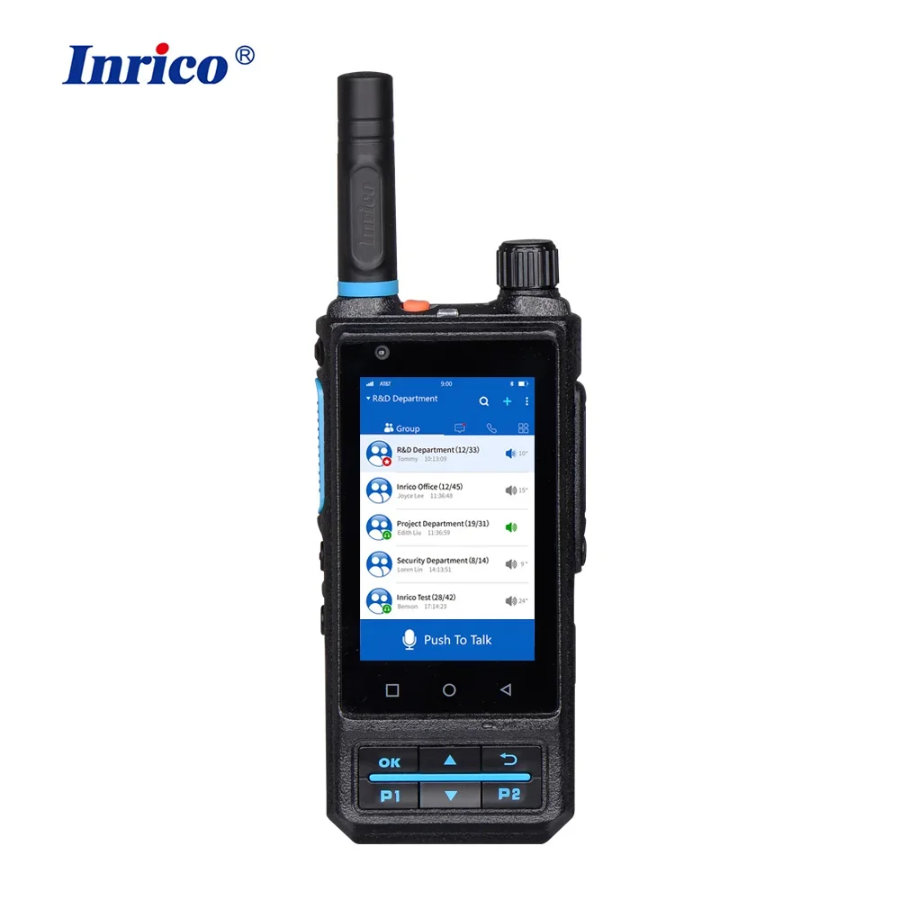 Inrico S200 4G walkie talkie WIFI Android network Radio  PTT Walkie Talkie with SIM card