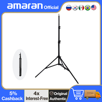 Aputure 2.8m Light Stand Heavy-Duty Removable Air-Cushioned 9.1ft Tripod for 60xS 100xS 200xS 150C 300C