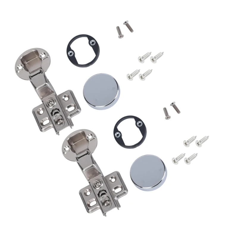 Badezimmer-Glastürscharnier mit hydraulischer Dämpfung und 35 mm Topf 3XUF – Detail 1