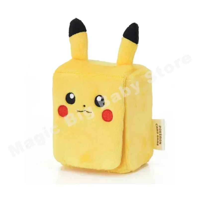 

Оригинальные коллекционные карты Pokemon PTCG, китайская сборная 151, плюшевая коробка для хранения колоды, Пикачу Ибрагимович, подарок ребенку