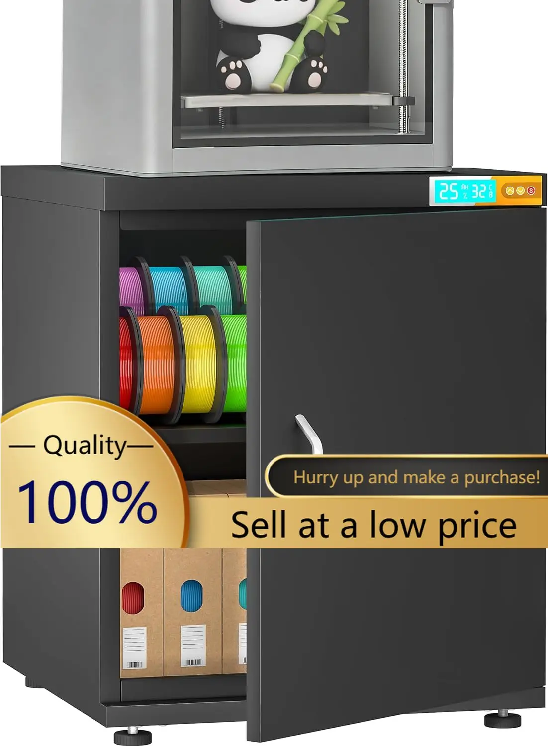 40 Rolls Filament Moisture-Proof Storage 0dB