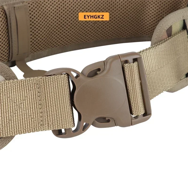 EYHGKZ Tactical Hunting Combat Belt Quick Release Nylon Sports Accessories Men Women Hiking Travel Outdoor Paintball Equipment