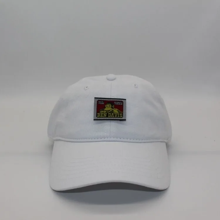 BEN DAVIS US Version Canvas Curved Brim Baseball Cap Retro Couple Dad Hat Men Women Classic
