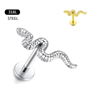 10 최고의 판매 뱀 물린 피어싱 -№6