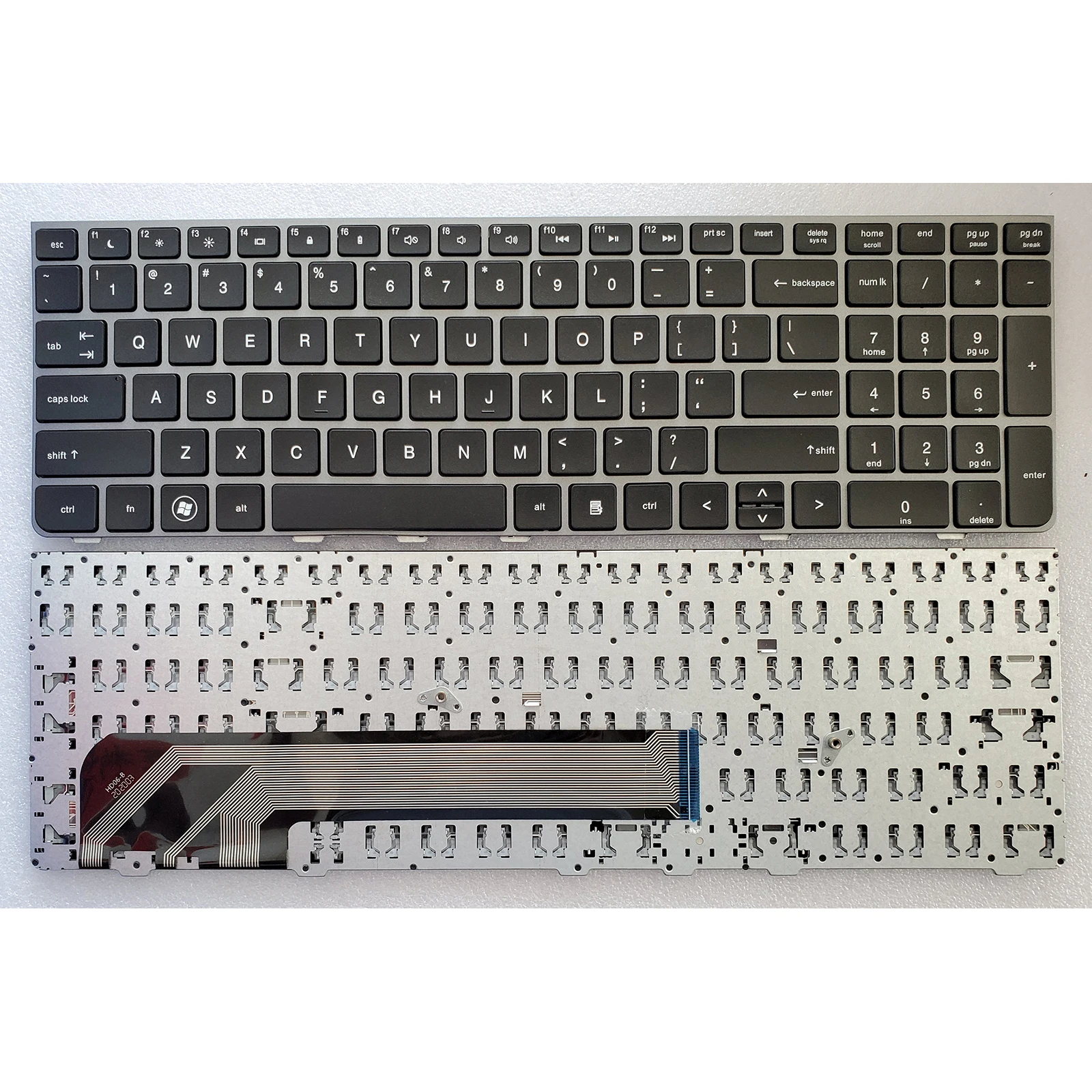 Nuevo teclado estadounidense para HP ProBook 4530S 4535S 4730S 638179 -001 646300 -001