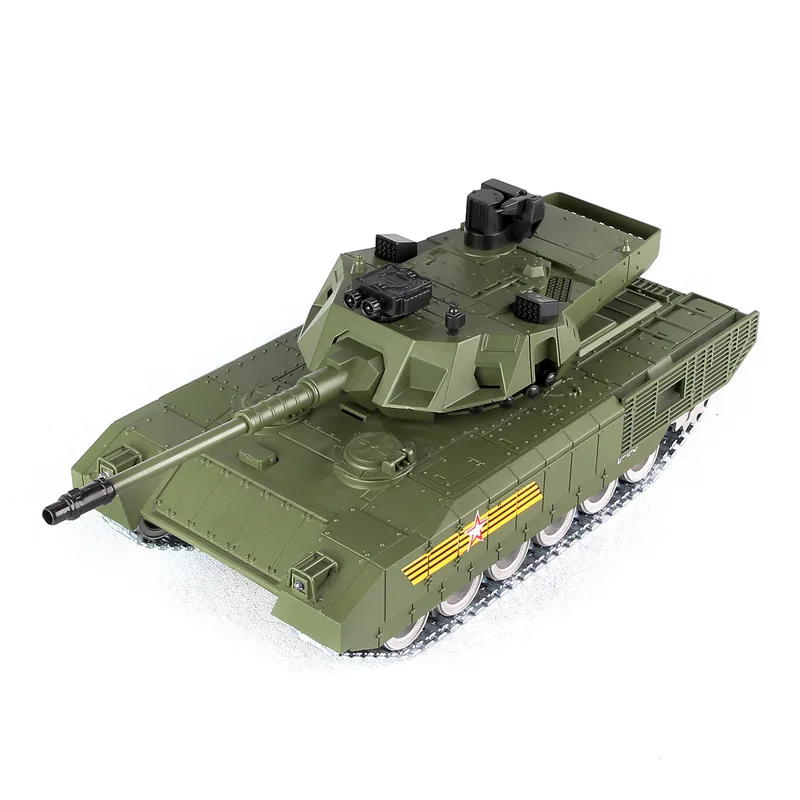 Hot Selling Russian Amata T-14 Tank Car Toy 1:18 Remote-controlled Tank Car Electric Charging Remote-controlled Car