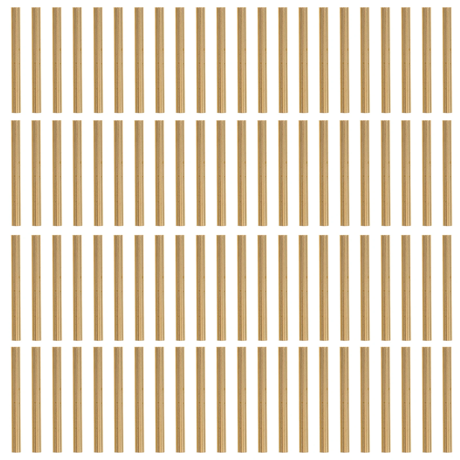 

100Pcs Copper Floral Stem Connecting Tubes Mini Wire Rod Connectors for Flower Arrangements DIY Basket Weaving Craft Supplies