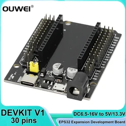 Placa de desarrollo de expansión ESP32-WROOM-32 30P DEVKIT V1, módulo de placa de potencia ESP32S, placa de expansión de desarrollo de escudo